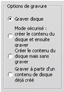PINNACLE STUDIO 11 - Options de gravure - 1