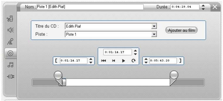 PINNACLE STUDIO 11 - L'outil CD audio - 2