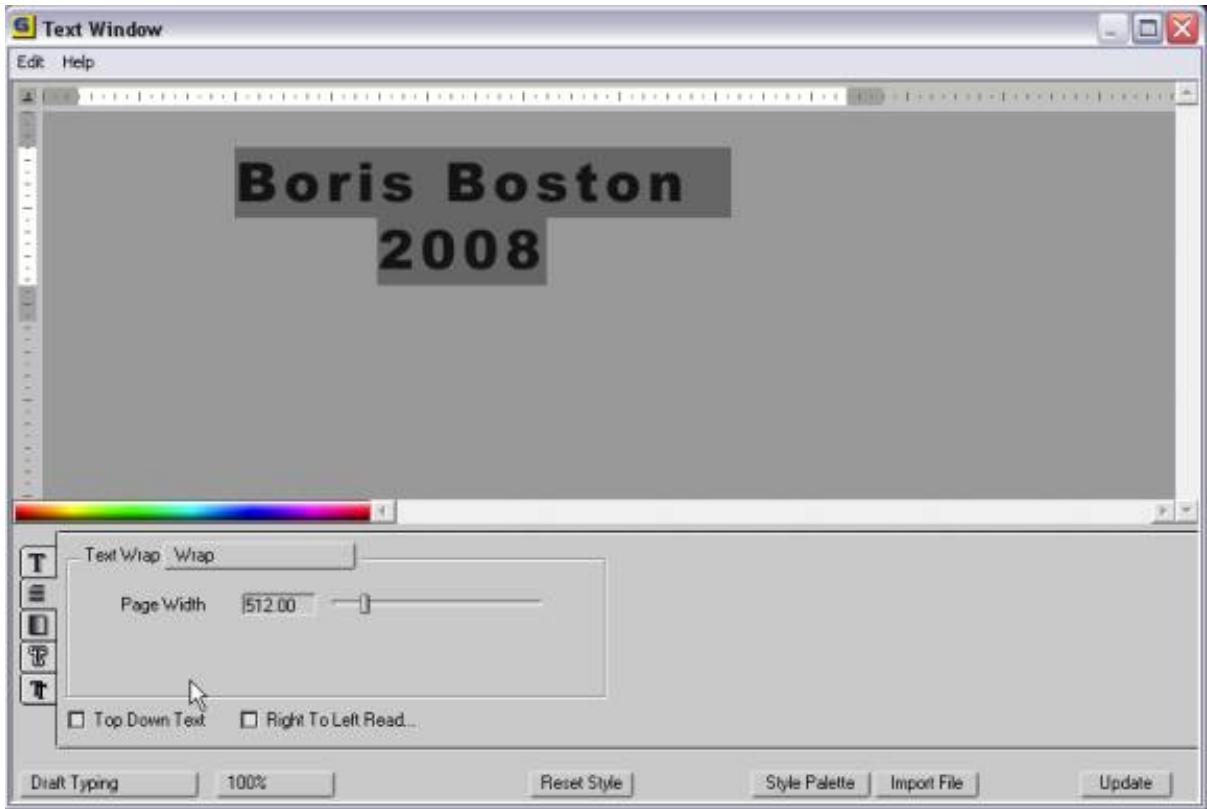 PINNACLE BORIS GRAFFITI - Style de mise en page - 1