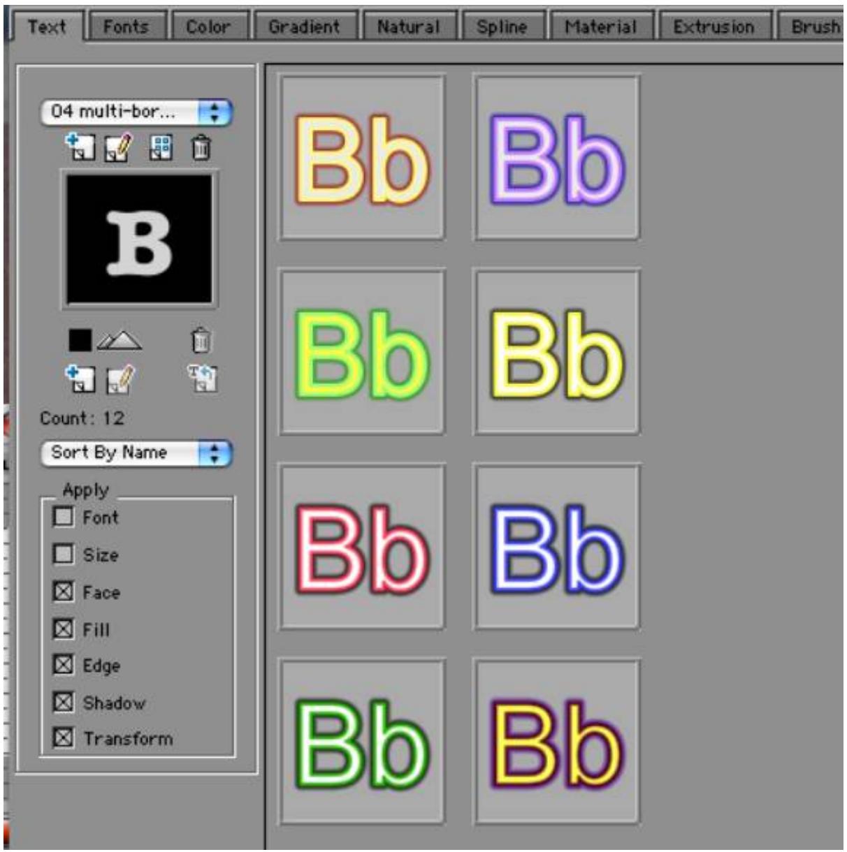 PINNACLE BORIS GRAFFITI - Style Palette. - 1