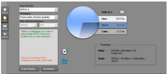PINNACLE STUDIO ULTIMATE COLLECTION - Qualité et capacité des formats de disque - 2