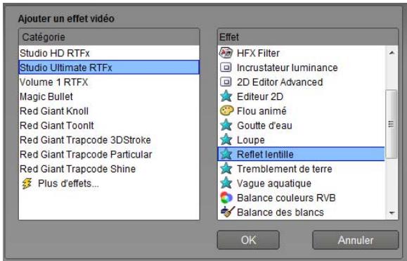 PINNACLE STUDIO ULTIMATE COLLECTION - Ajout et suppression d'effets - 3