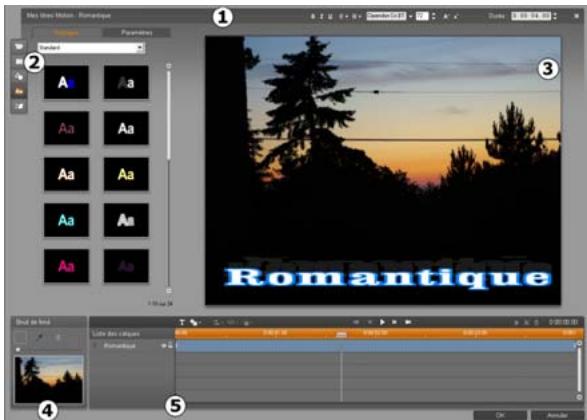 PINNACLE STUDIO ULTIMATE COLLECTION - L'Editeur de titres Motion (Titreur Motion) - 1