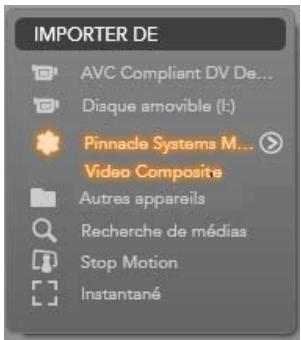 PINNACLE STUDIO ULTIMATE COLLECTION - Importer à partir de sources analogiques - 1