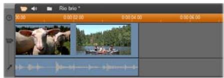 PINNACLE STUDIO ULTIMATE COLLECTION - Pour faire un découvert avec plusieurs clips dans le Plan de montage : - 6
