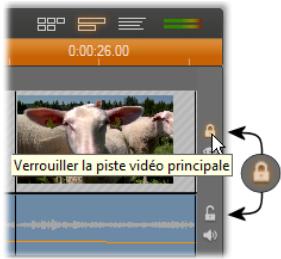 PINNACLE STUDIO ULTIMATE COLLECTION - Verrouillage de piste - 1