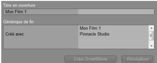 PINNACLE STUDIO ULTIMATE COLLECTION - Options de SmartMovie - 3