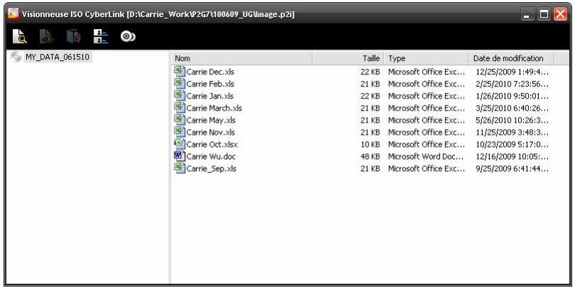 CYBERLINK MEDIA SUITE - Extraire des fichiers d'une image de disque - 1