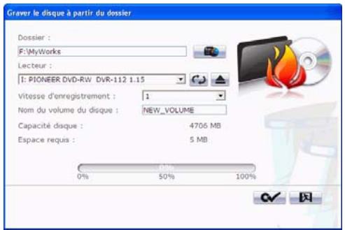 CYBERLINK MEDIA SUITE - Gravure de dossiers DVD - 1