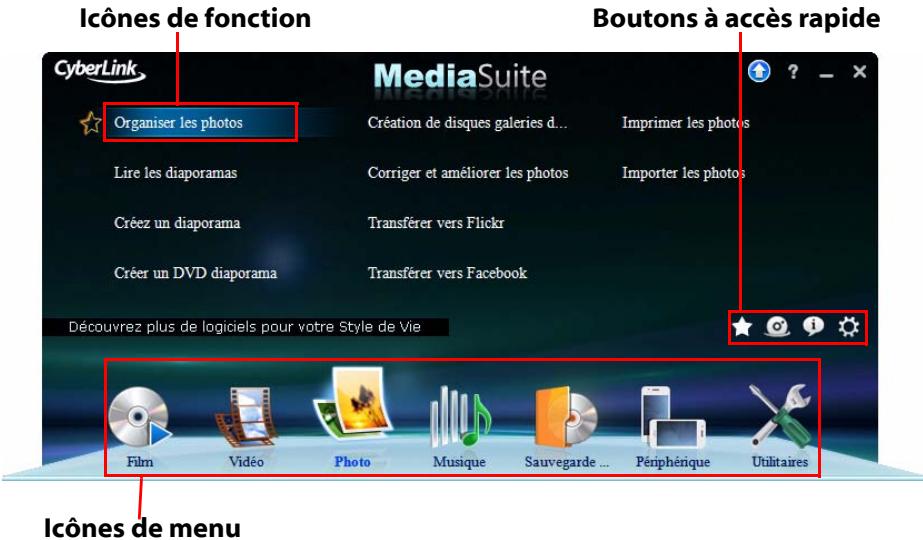 CYBERLINK MEDIA SUITE - Le programme PowerStarter - 1