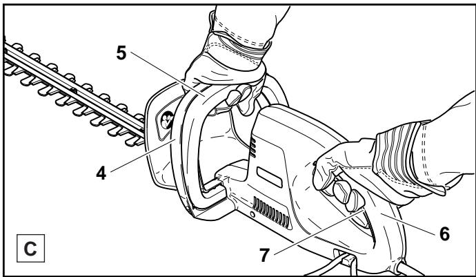 DOLMAR UH5550 - Désignation des pièces - 7