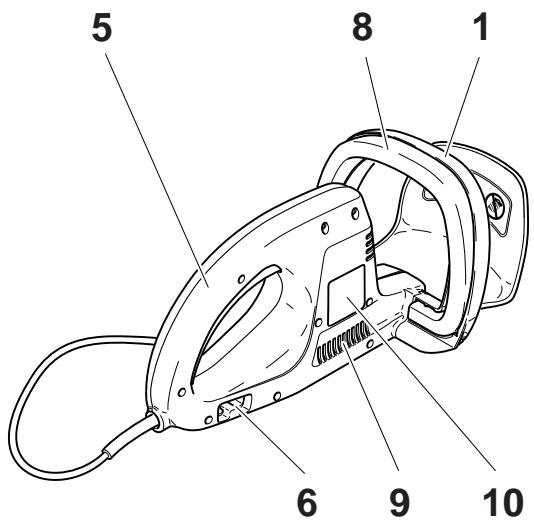 DOLMAR UH5550 - Delenes betegnelse - 1
