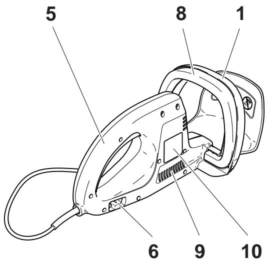 DOLMAR UH5550 - Teilebezeichnung - 1