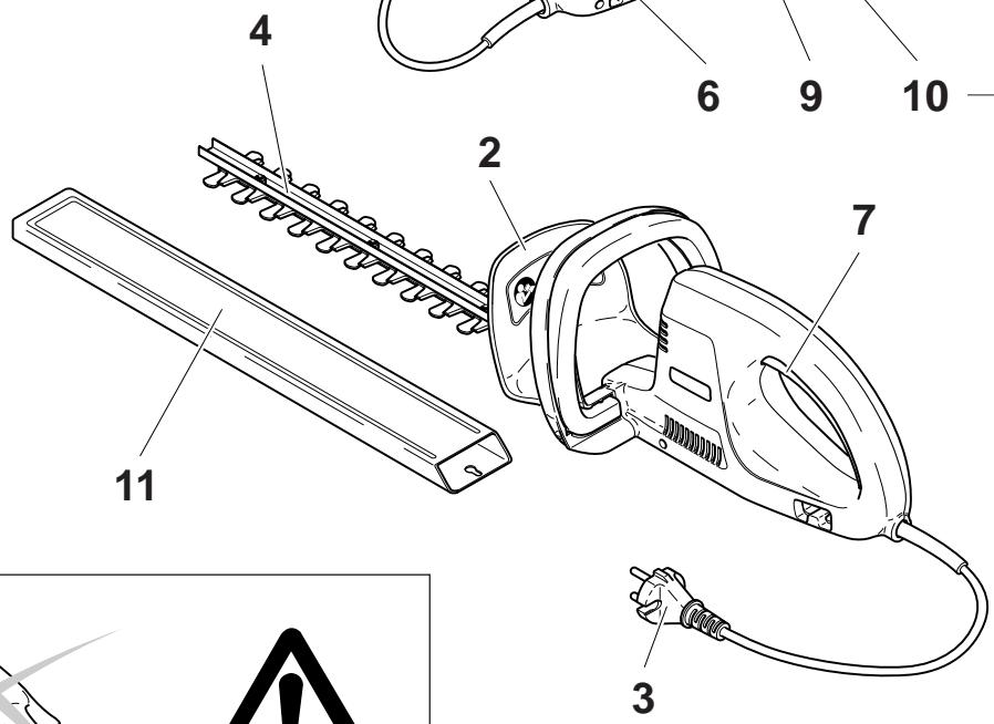 DOLMAR UH5550 - Teilebezeichnung - 2
