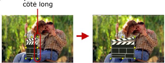 ULEAD VIDEO STUDIO 9 - Pour redimensionner le clipd'incrustation courant : - 2