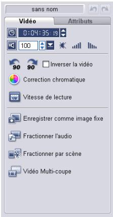 ULEAD VIDEO STUDIO 9 - Le Panneau Options - 1