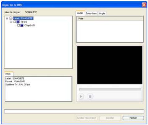 ULEAD VIDEO STUDIO 9 - Pour importer d'un DVD/DVD-VR - 1