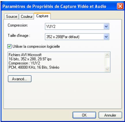 ULEAD VIDEO STUDIO 9 - Onglet Capture - 1