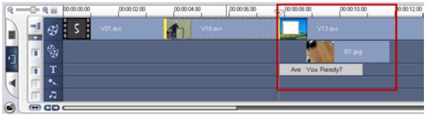 ULEAD VIDEO STUDIO 9 - Pour insérer des clips en mode Edition avec effet de vague : - 2