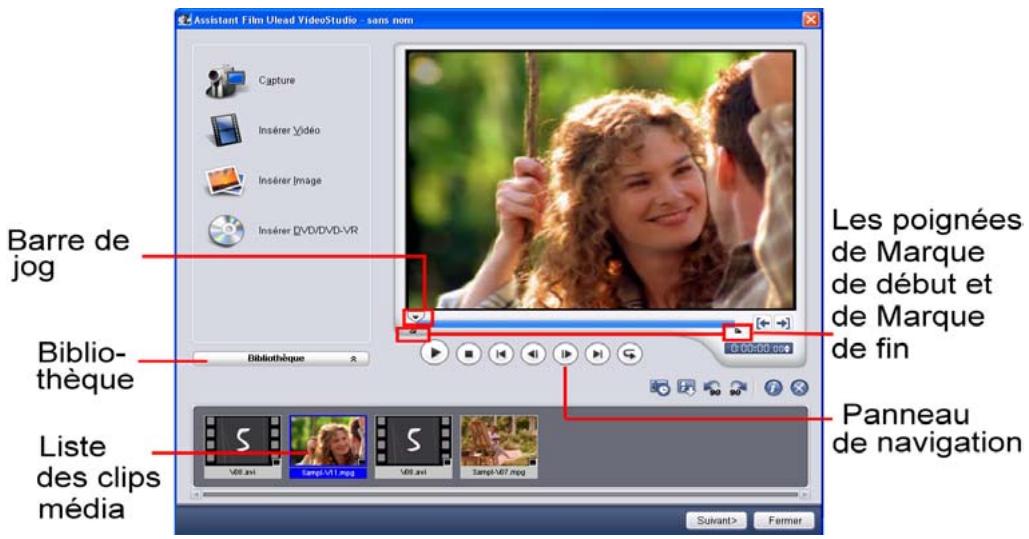 ULEAD VIDEO STUDIO 9 - Pour ajouter de la video et des images : - 7