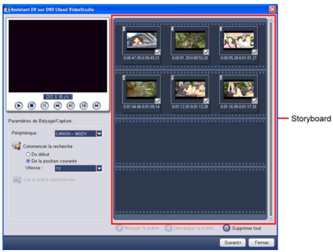 ULEAD VIDEO STUDIO 9 - Etape 1: Recherche les scènes - 1
