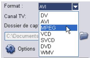 ULEAD VIDEO STUDIO 9 - Pour capturer de la video au format MPEG-1 ou MPEG-2 : - 1