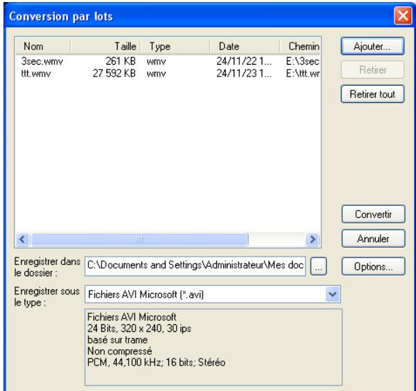 ULEAD VIDEO STUDIO 9 - Conversion par lots - 1