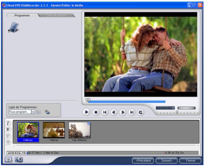 ULEAD VIDEO STUDIO 9 - Pour exporter les videos vers Ulead DiskRecorder : - 2
