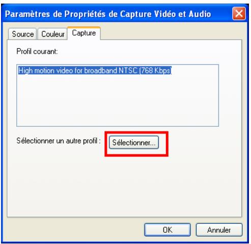 ULEAD VIDEO STUDIO 9 - Pour sélectionn un profil : - 2