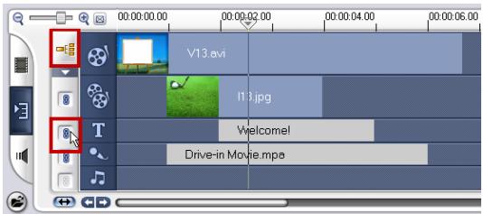 ULEAD VIDEO STUDIO 9 - Pour insérer des clips en mode Edition avec effet de vague : - 1