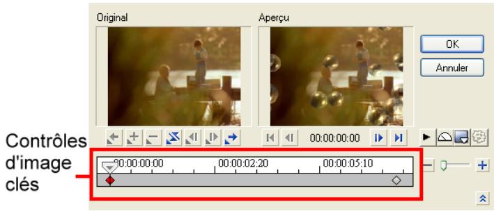 ULEAD VIDEO STUDIO 9 - Pour définiir des images clés pour votre clip : - 1