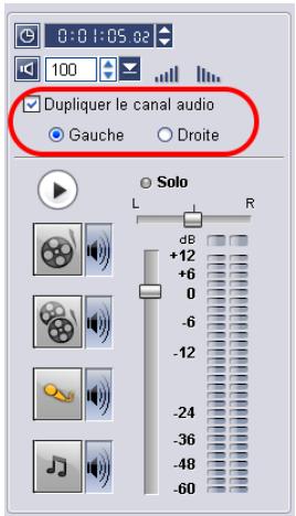 ULEAD VIDEO STUDIO 9 - Dupliquer le canal audio - 1