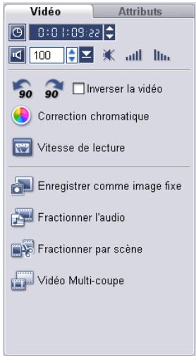 ULEAD VIDEO STUDIO 9 - Onglet video - 1