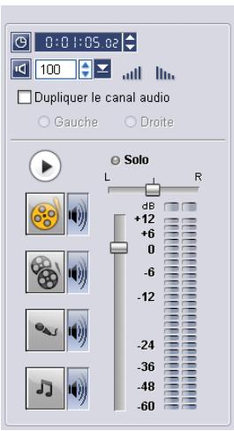 ULEAD VIDEO STUDIO 9 - Pour utiliser le Panneau de mixage audio : - 1