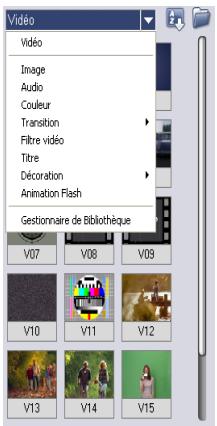 ULEAD VIDEO STUDIO 9 - Pour insérer un clip dans la Piste Incrustation : - 1