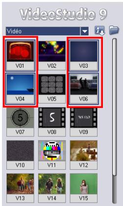 ULEAD VIDEO STUDIO 9 - Pour ajouter des clips medias à la Bibliothèque : - 3