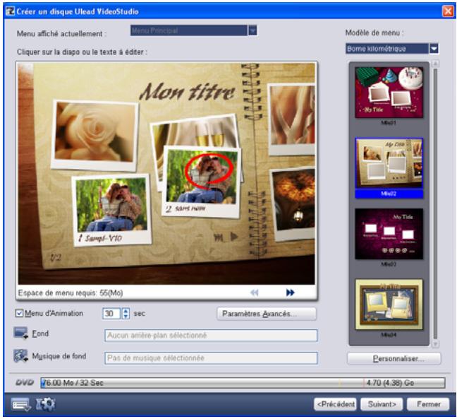 ULEAD VIDEO STUDIO 9 - Pour éoperator les menus : - 1