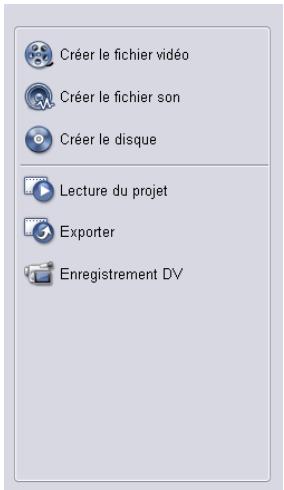 ULEAD VIDEO STUDIO 9 - Le Panneau Options de l'Etape Partager - 1