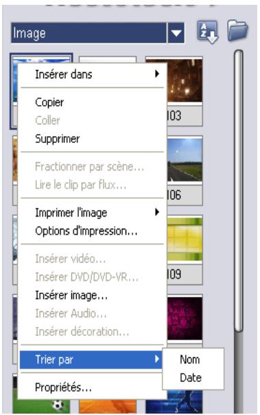 ULEAD VIDEO STUDIO 9 - Trier les clips dans la Bibliothèque - 2