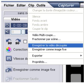 ULEAD VIDEO STUDIO 9 - Enregistrer les clips découvertes - 1