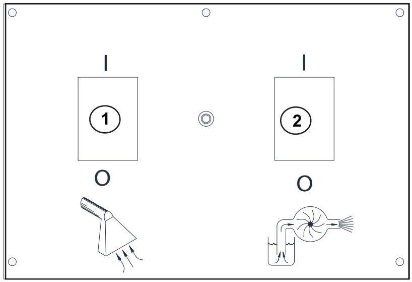 NILFISK MX 107C - PIASTRA INTERRUPTORI - 1