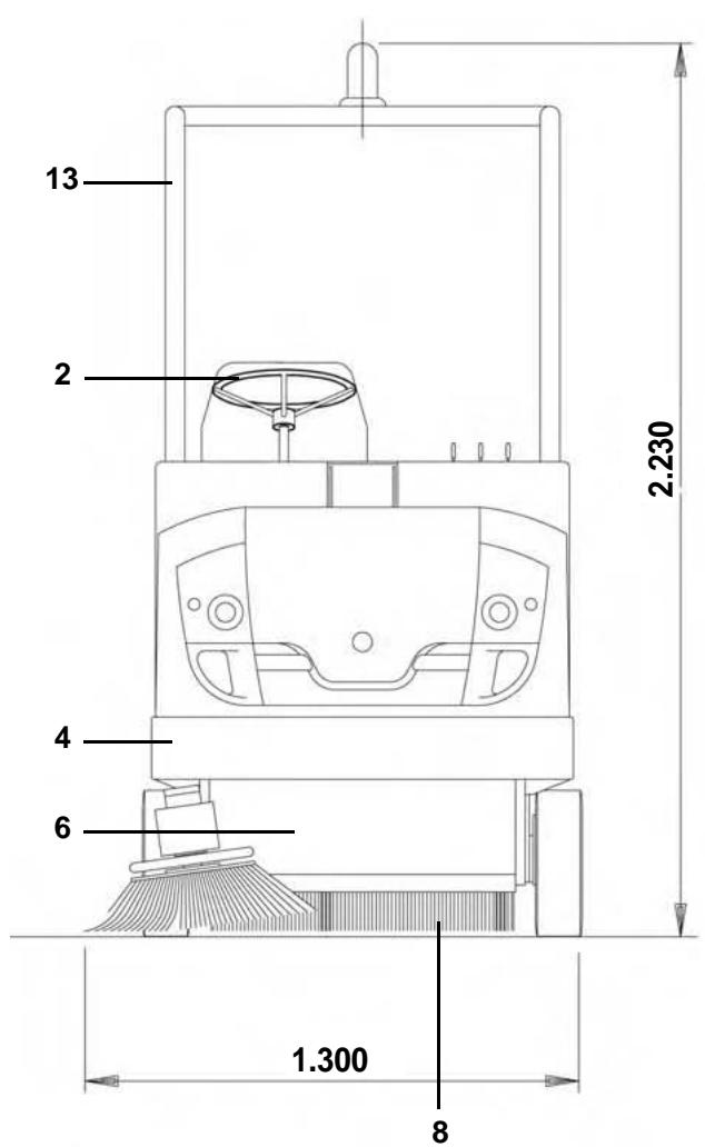 NILFISK SR 1450 P - DERDE BORSTEL - 25