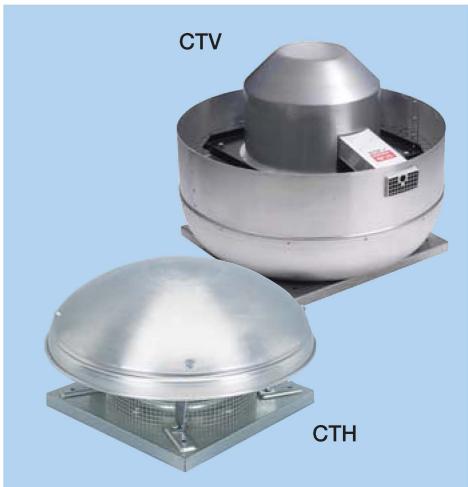 UNELVENT TOURELLE CENTRIFUGE MAXTEMP CTVB-T - Série MAXTEMP CTHB/T et CTVB/T - 1