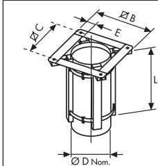 UNELVENT TOURELLE CENTRIFUGE MAXTEMP CTVB-T - Accessoires de montage (suite) - 12