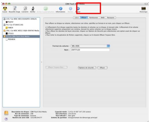 PEEKTON PEEKBOX 205 - Sous Mac OS X (suite) - 1