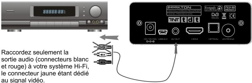 PEEKTON PEEKBOX 205 - Connexion audio analogue - 1