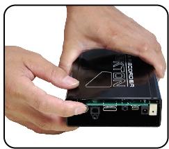 PEEKTON PEEKBOX 205 - Installation du disque dur - 3