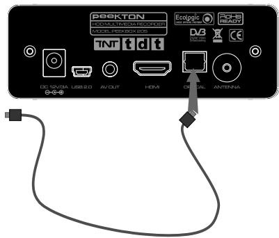 PEEKTON PEEKBOX 205 - Connexion audio numérique - 2