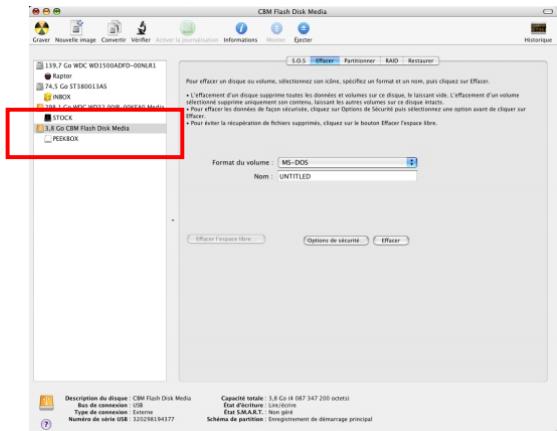 PEEKTON PEEKBOX 205 - Sous Mac OS X (suite) - 2