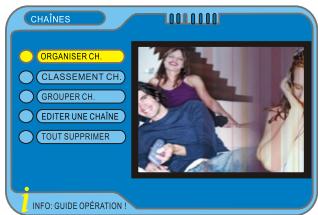 PEEKTON PK 1655 TNT - Organiser les chaînes - 1
